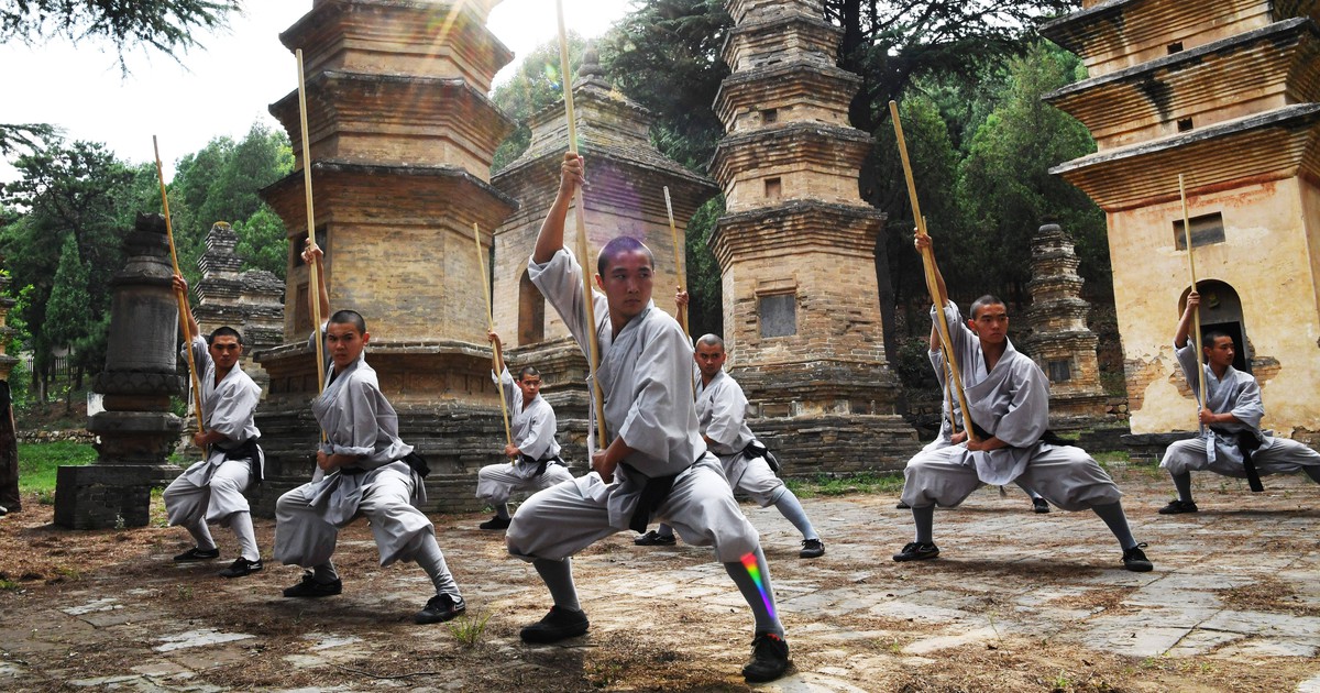 Profi-Kickboxer haben keine Chance gegen Shaolin-Mönch