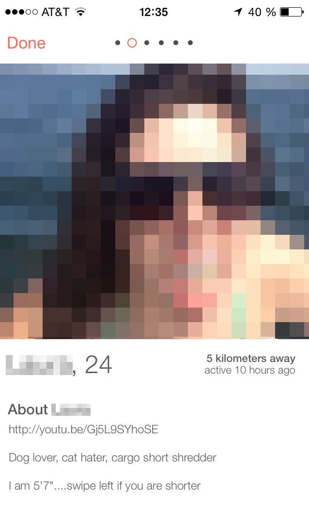 Tinder-Match: Sie sagt, sie hasst kleine Männer