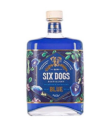 Südafrikanischer Six Dogs Gin, der sehr blumig schmeckt