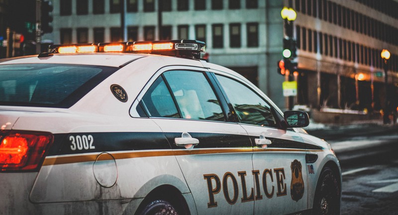 Dieses Bild zeigt ein Polizeiauto in den USA.