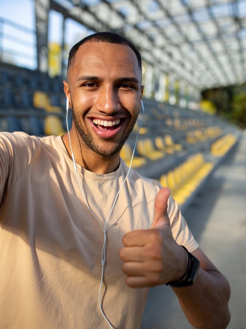 Motivation und Kontrolle zeigen dir die Erfolge auf.