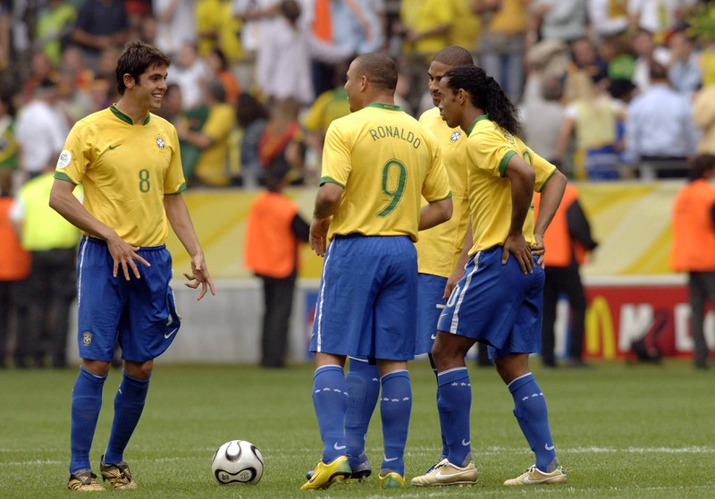 Kaka, Ronaldinho, Ronaldo und Adriano haben ihr ganz eigenes Ritual