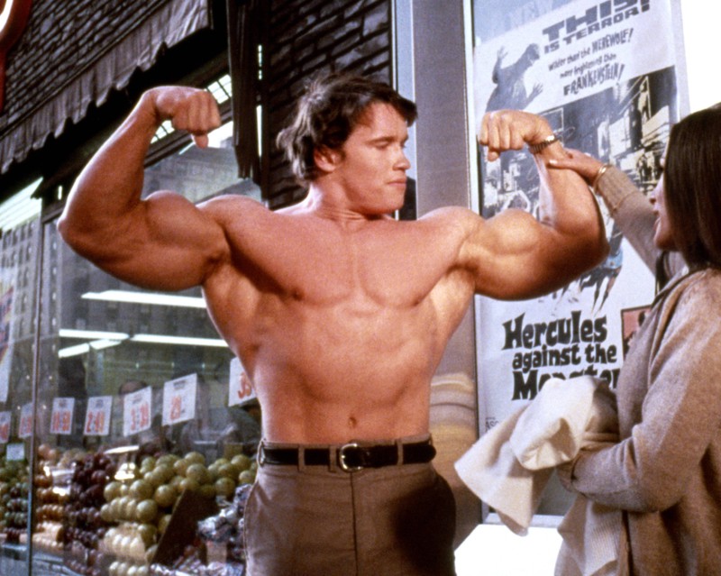Arnold Schwarzenegger in jungen Jahren