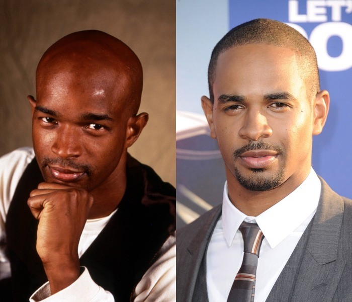 Damon Wayans und Damon Kyle Wayans, Jr. ungefähr im gleichen Alter.