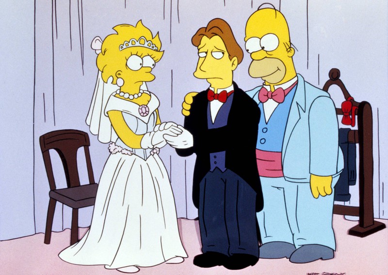 In einer Folge beschäftigt sich die Serie mit der Hochzeit von Homers Tochter Lisa