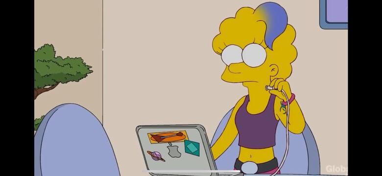 Neue Technologien sind regelmäßig ein Thema bei den Simpsons.