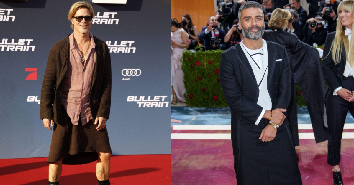 10 berühmte Männer beweisen, dass wirklich alle Röcke tragen können