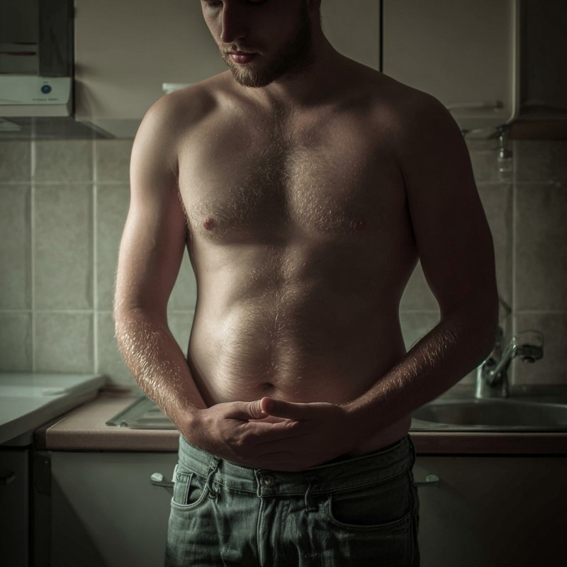 Insulin speichert sich im Bauchfett.