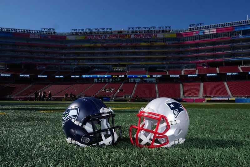 Die New England Patriots treffen zum zweiten Mal im Super Bowl auf die Seattle Seahawks.