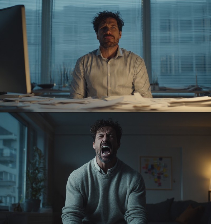 Lerne die ersten beiden Trennungsphasen, Verdrängung und Wut, zu erkennen.